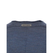 Blue Silk Sweatshirt