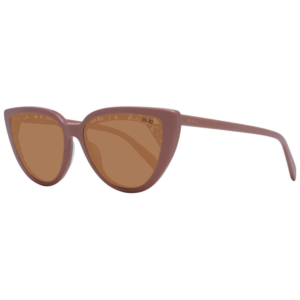 Emilio Pucci Rose Plastic Cat Eye Sunglasses