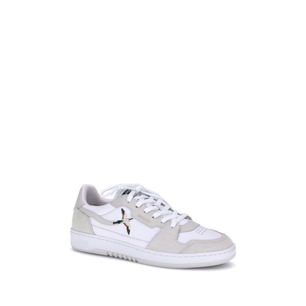 Axel Arigato White Calf Leather Low Top Sneakers