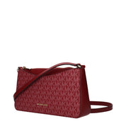 Michael Kors Red Fabric Crossbody Bag