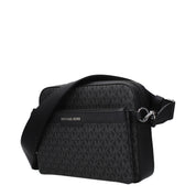 Michael Kors Black Fabric Crossbody Bag