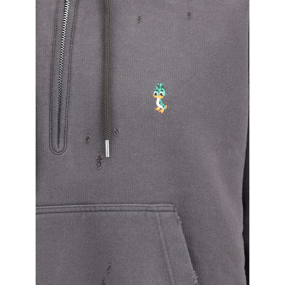 Grön bomullssweatshirt