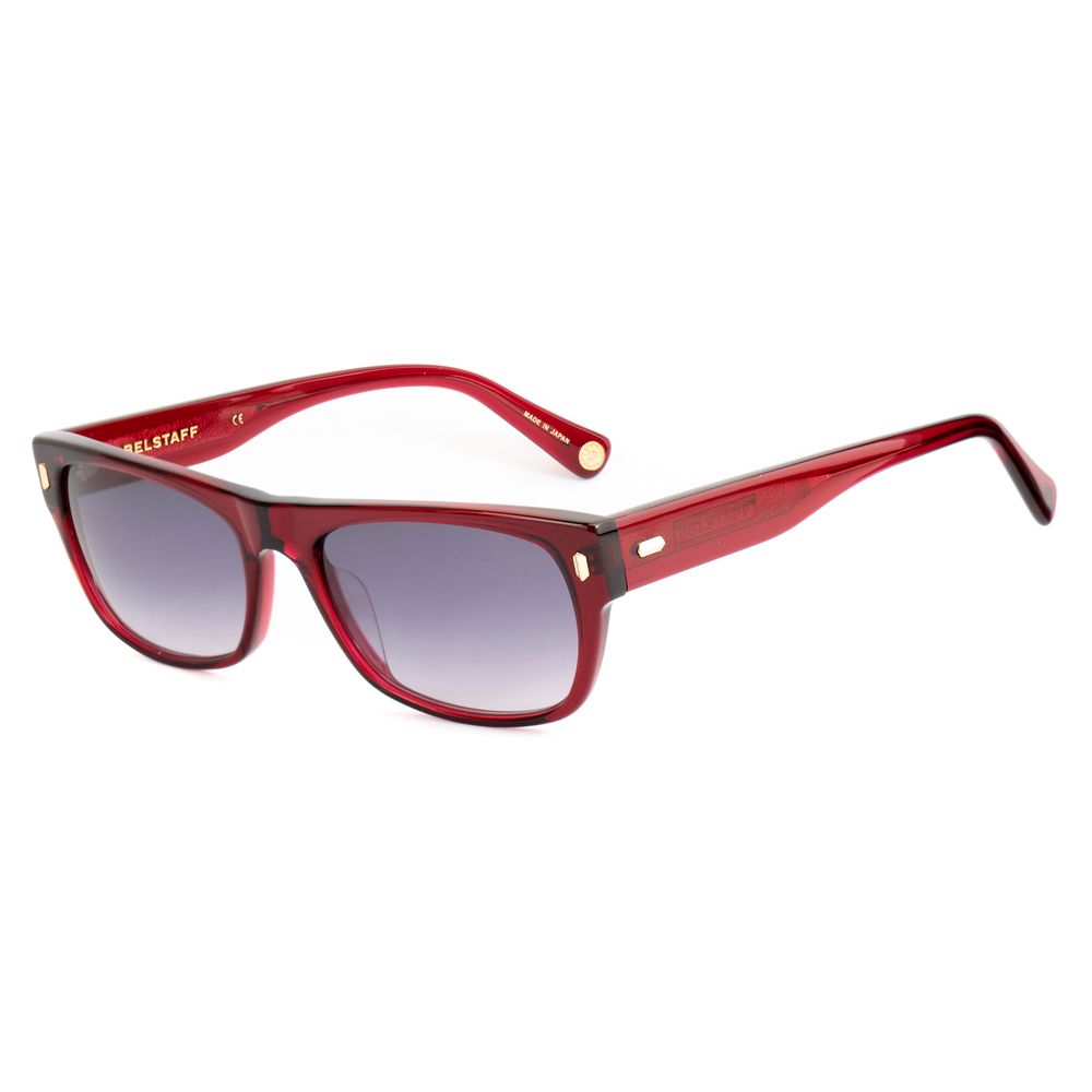 Belstaff Red Grey Multicolor Acetate Sunglasses
