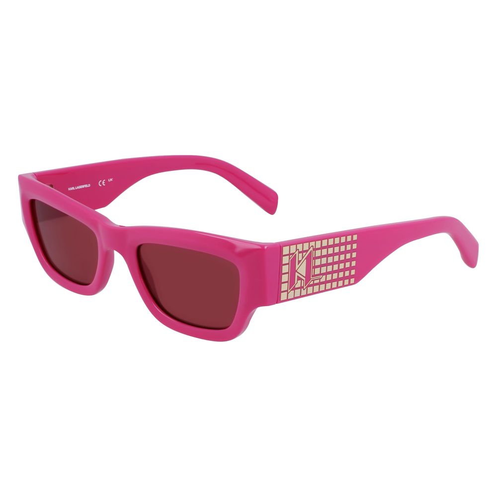 Karl Lagerfeld Pink Purple Injected Sunglasses