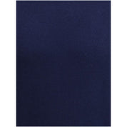 Blå tröja i merinoull och kashmir med rund hals