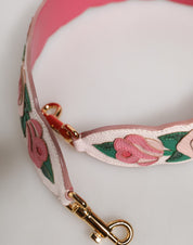 Dolce & Gabbana White Calf Leather Shoulder Strap