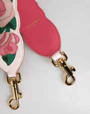 Dolce & Gabbana White Calf Leather Shoulder Strap