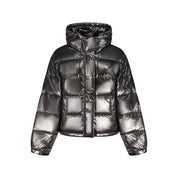 Calvin Klein Black Polyester Hooded Jacket