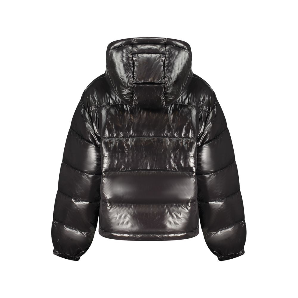 Calvin Klein Black Polyester Hooded Jacket