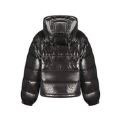 Calvin Klein Black Polyester Hooded Jacket
