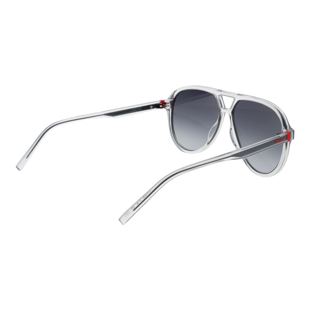 Hugo Boss Grey Stainless Steel Sunglasses
