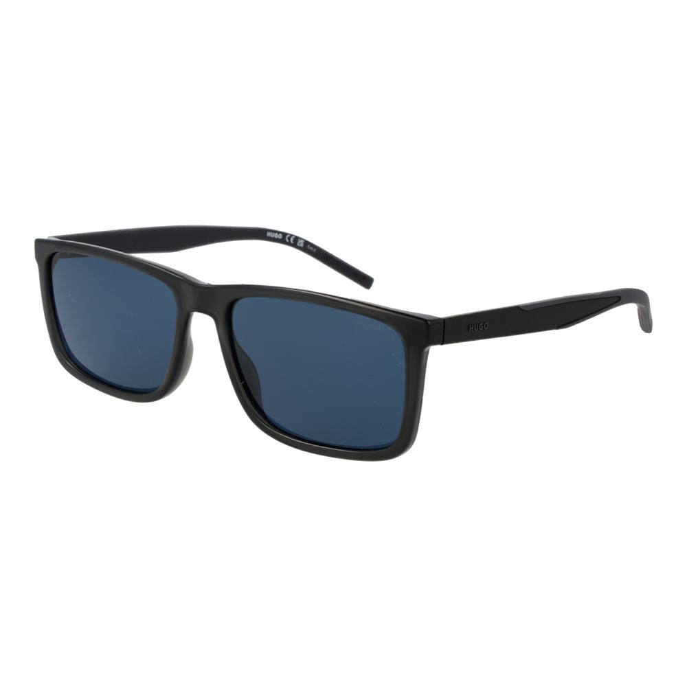 Hugo Boss Grey Plastic Rectangular Sunglasses