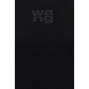 Black Cotton Sweatshirt with Logo