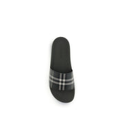 Green Polyurethane Check Slippers
