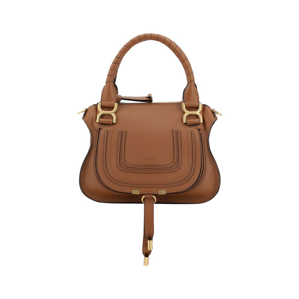 Brown Calf Leather Shoulder Bag Marcie