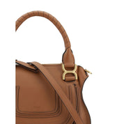 Brown Calf Leather Shoulder Bag Marcie