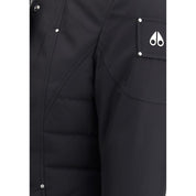 Svart parkas i återvunnen polyester - Moose Knuckles