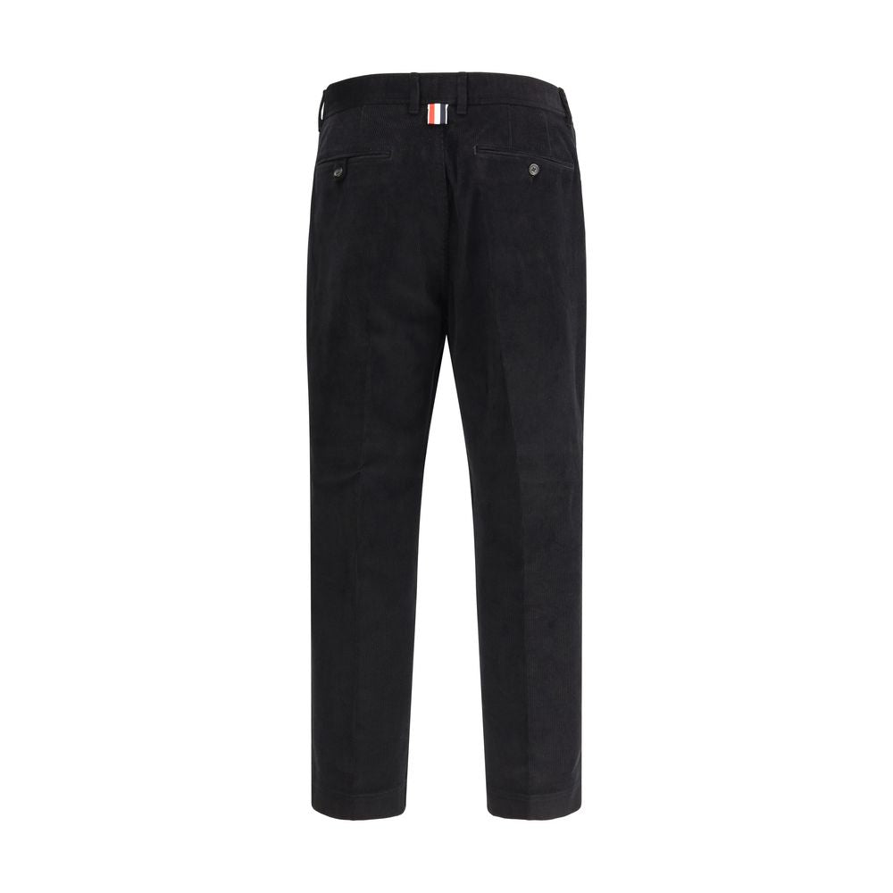 Svarta manchesterbyxor i chino - Thom Browne