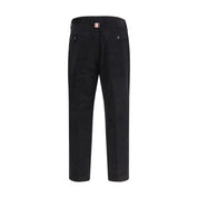 Svarta manchesterbyxor i chino - Thom Browne