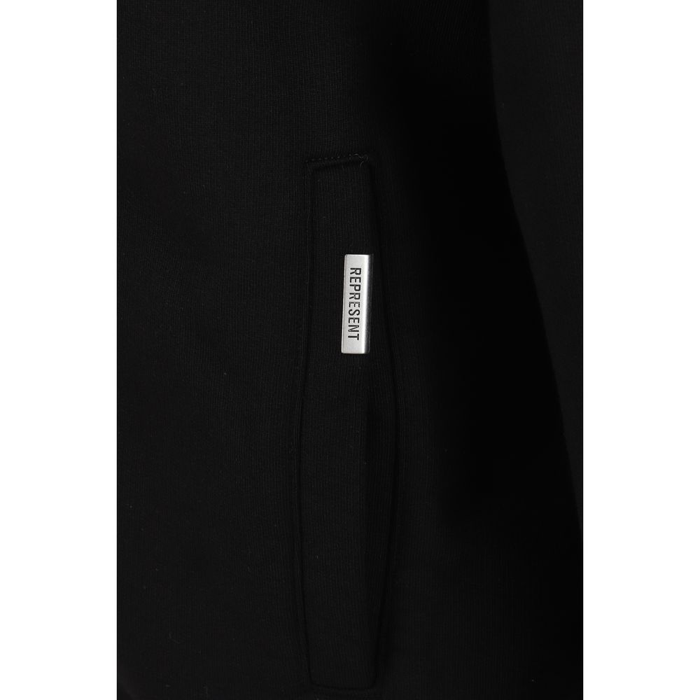 Svarta bomullssweatshirts