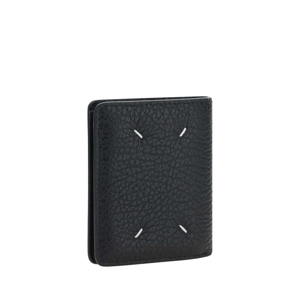 Maison Margiela Black Calf Leather Wallet