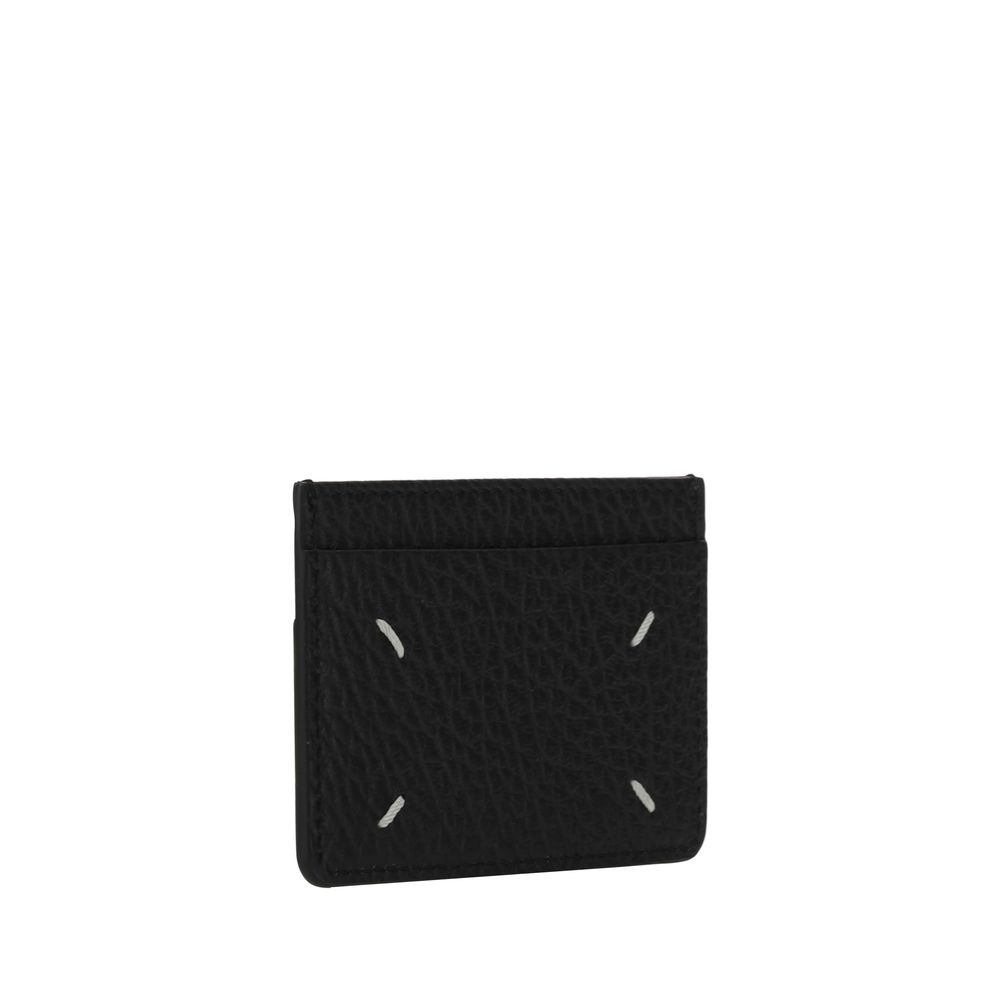 Maison Margiela Black Calf Leather Card Holder