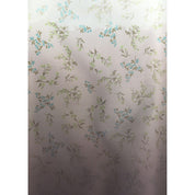 Flerfärgad lång sidenkjol med blommönster