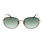 Maje Gold Metal Rimless Sunglasses