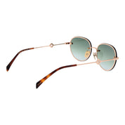Maje Gold Metal Rimless Sunglasses