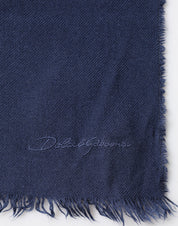 Dolce & Gabbana Blue Cashmere Scarf