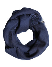 Dolce & Gabbana Blue Cashmere Scarf