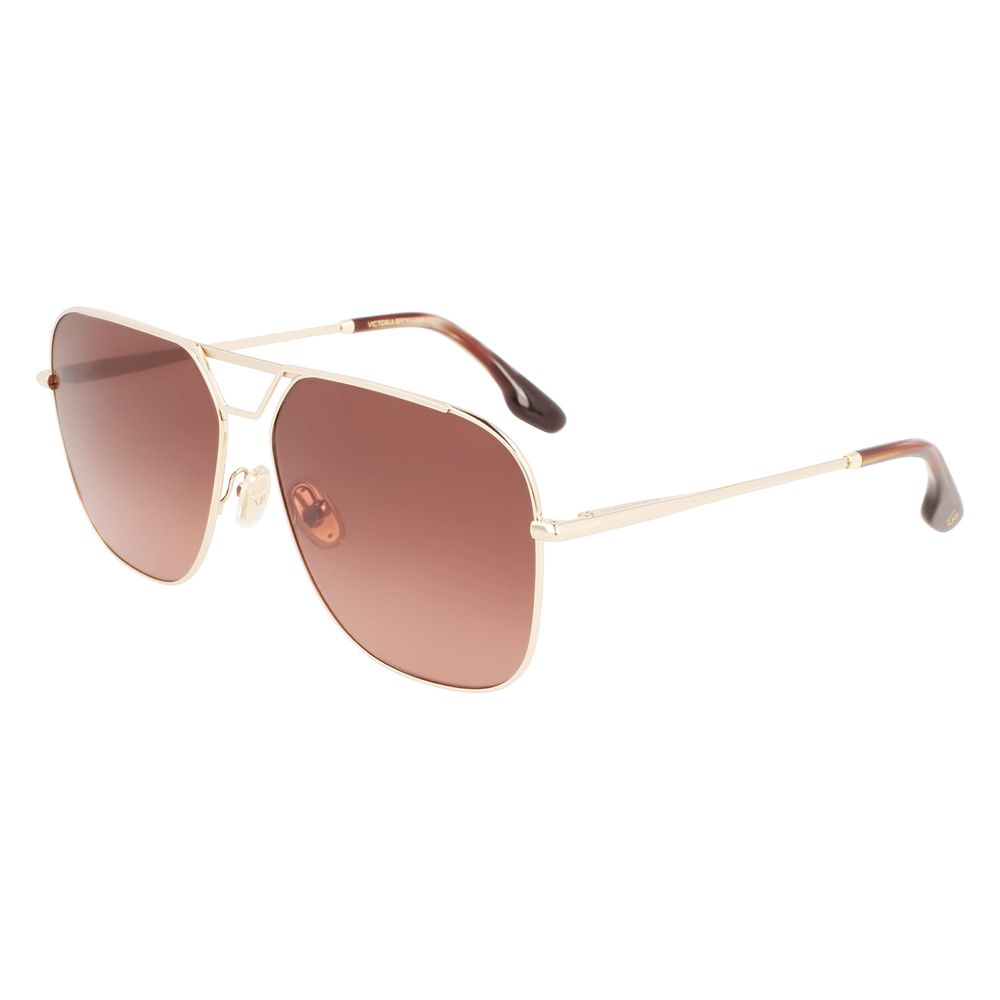 Victoria Beckham Golden Metal Sunglasses