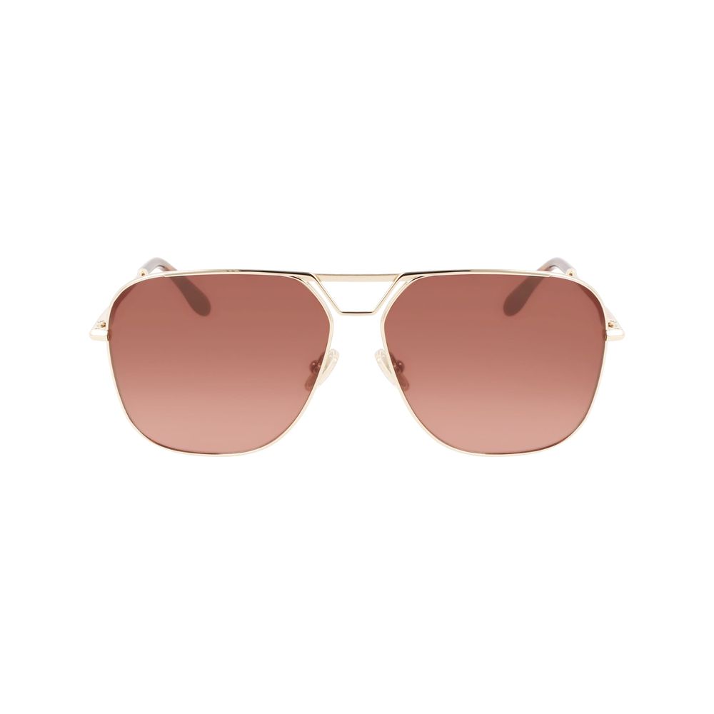 Victoria Beckham Golden Metal Sunglasses