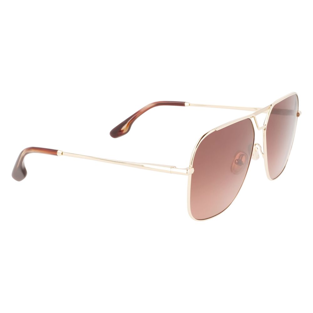 Victoria Beckham Golden Metal Sunglasses