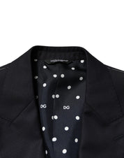 Black Wool Single Breasted Suit - Dolce & Gabbana