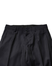 Black Wool Single Breasted Suit - Dolce & Gabbana