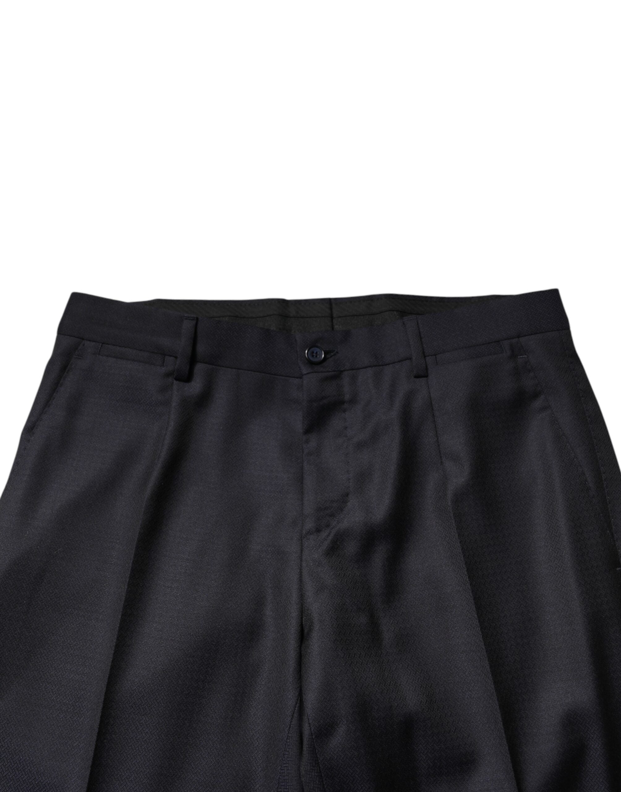 Black Wool Single Breasted Suit - Dolce & Gabbana