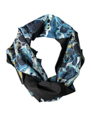 Multicolor Marble Foulard Neck Scarf - Dolce & Gabbana
