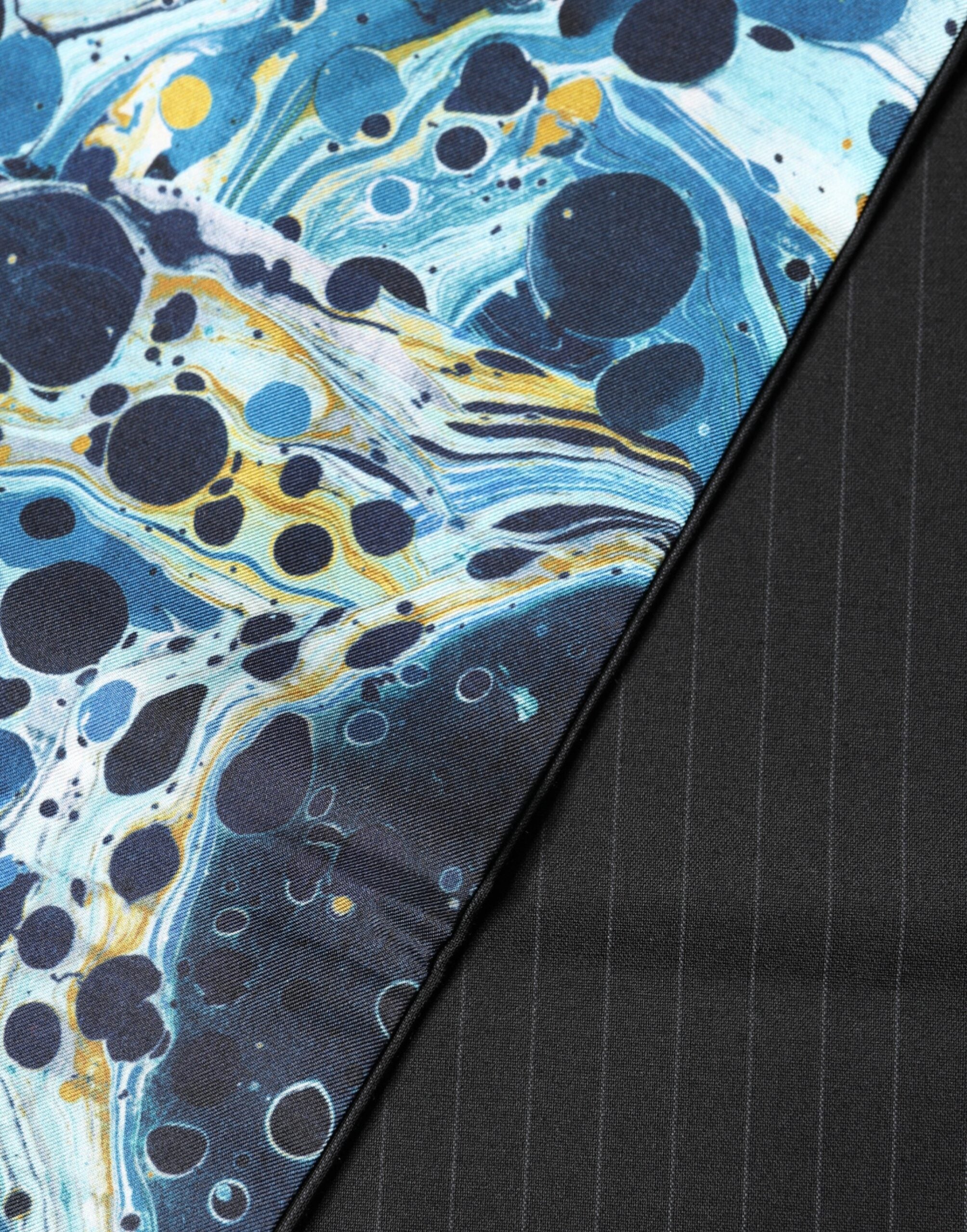 Multicolor Marble Foulard Neck Scarf - Dolce & Gabbana