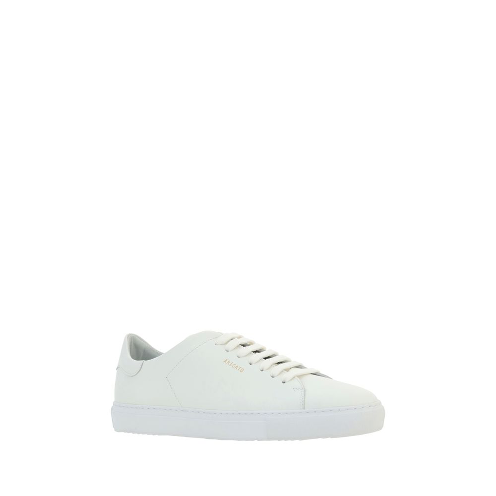 Axel Arigato White Calf Leather Low Top Sneakers