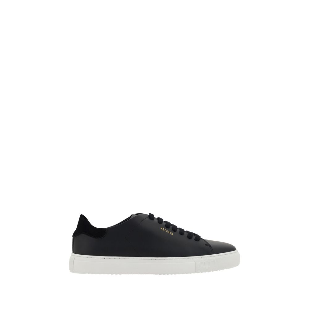 Axel Arigato Black Calf Leather Low Top Sneakers