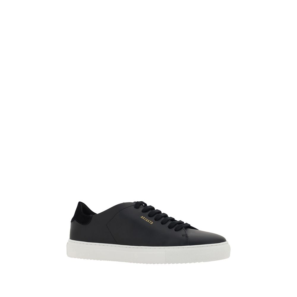 Axel Arigato Black Calf Leather Low Top Sneakers
