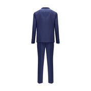 Blå Fleeceull Tvådelad Kostym - Brunello Cucinelli