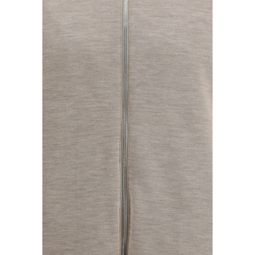 Vit vändbar jacka i polyamid - Brunello Cucinelli