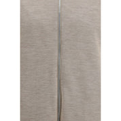 Vit vändbar jacka i polyamid - Brunello Cucinelli