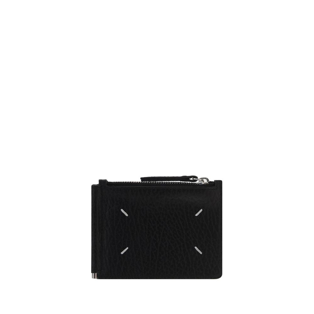 Maison Margiela Black Calf Leather Card Holder