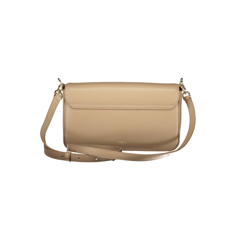 Furla Beige Leather Iride Bag