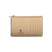 Furla Nero Leather Zip Around Wallet