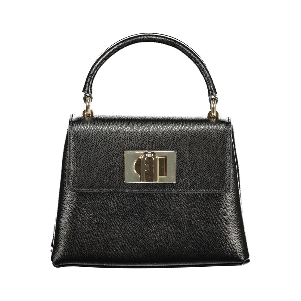 Furla Nero Leather Handbag