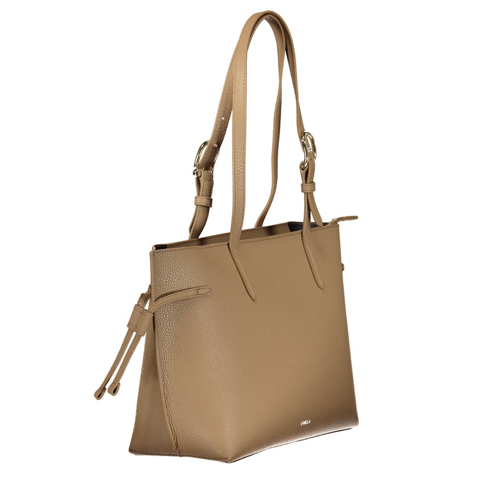 Furla Marrone Leather Handbag